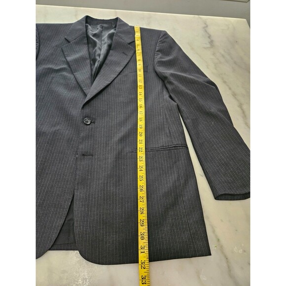 Louis Roth Men's Sartorial Two-Button Black Tuxedo Style Jacket Blazer Size 40R - Picture 3 of 9